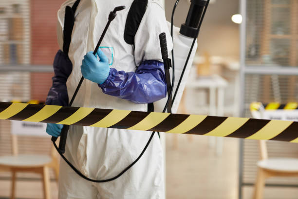 Professional Biohazard Cleanup technician working in Bertrand, NE